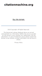 Mobile Screenshot of citationmachine.org