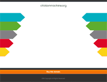 Tablet Screenshot of citationmachine.org